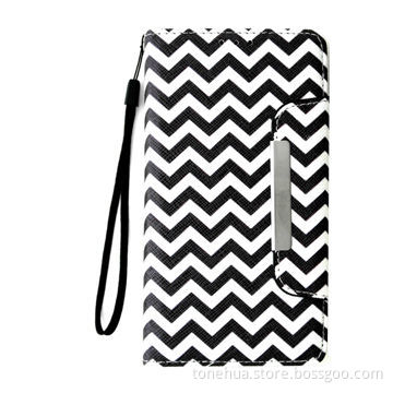 Waves Wallet Purse PU Leather Case for Samsung Galaxy Note 3